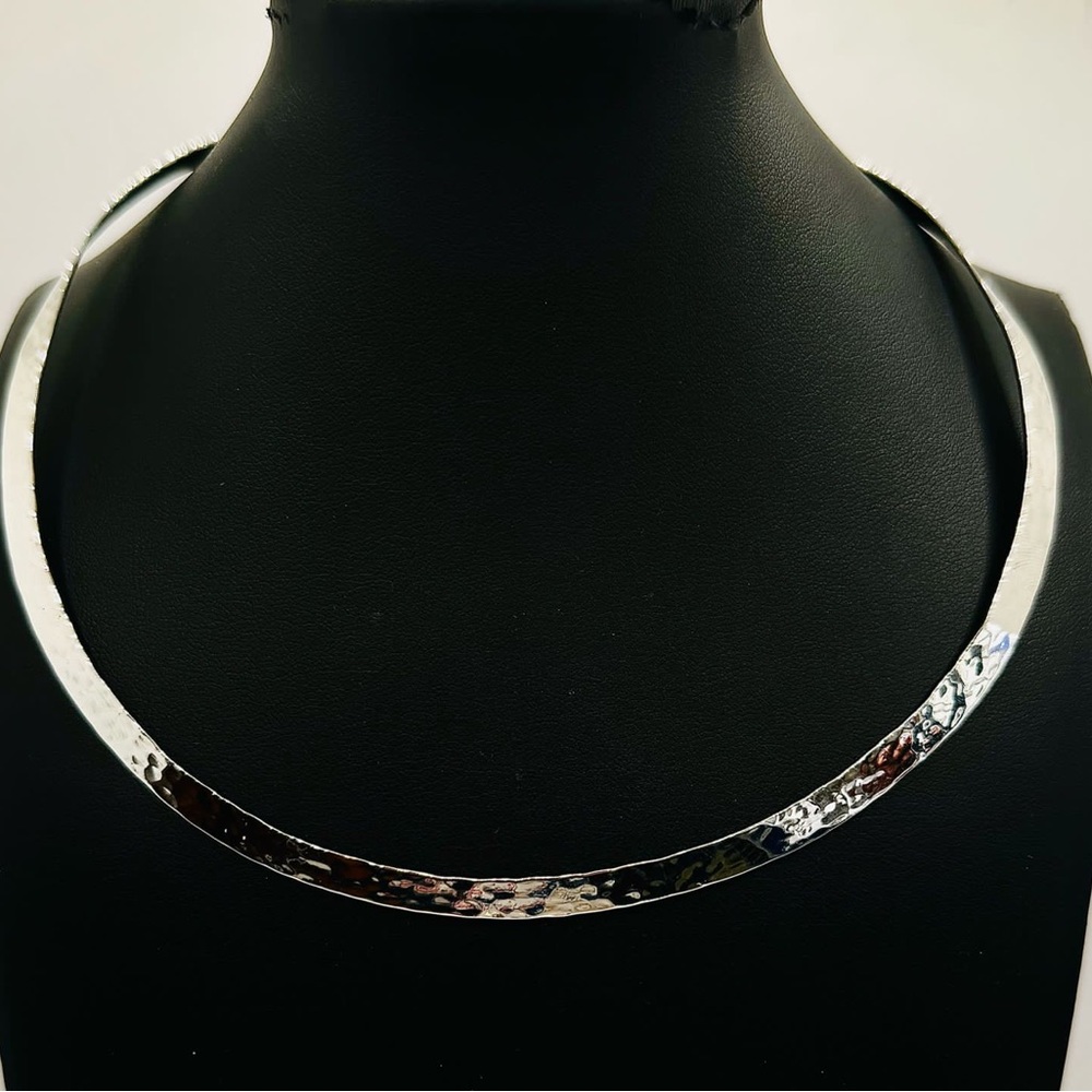 Elegant Silver 925 Choker Necklace